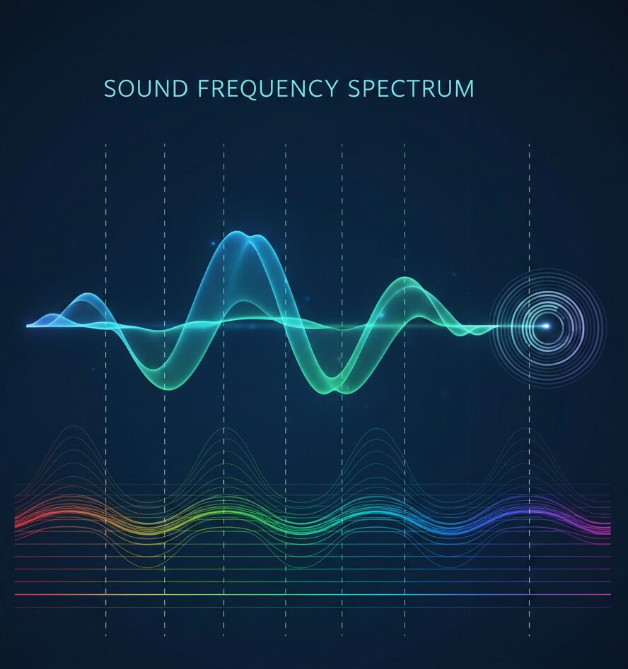 Sound frequency graph